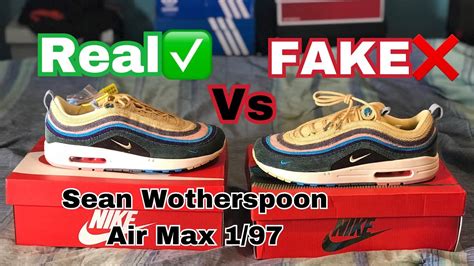 wotherspoonsean fake shoes|Sean Wotherspoon Air Max 1/97 REAL VS FAKE .